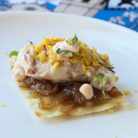 La falsa croqueta del Papaya — Chiringuito Papaya Beach