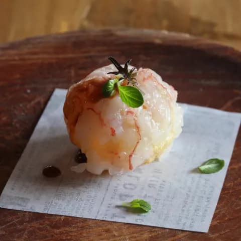 Esfera de rillette de pollastre de corral — Sandvitxeria Gastronòmica Can Vilalta